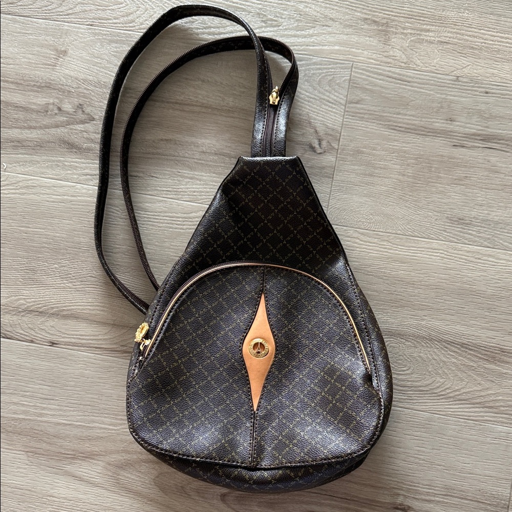 Elegant Brown backpack shoulder Bag